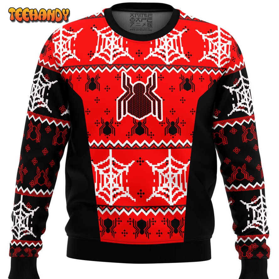 Spiderman Uniform Ugly Christmas Sweater