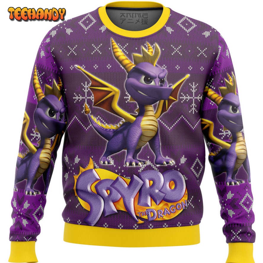 Spyro the Dragon Ugly Christmas Sweater