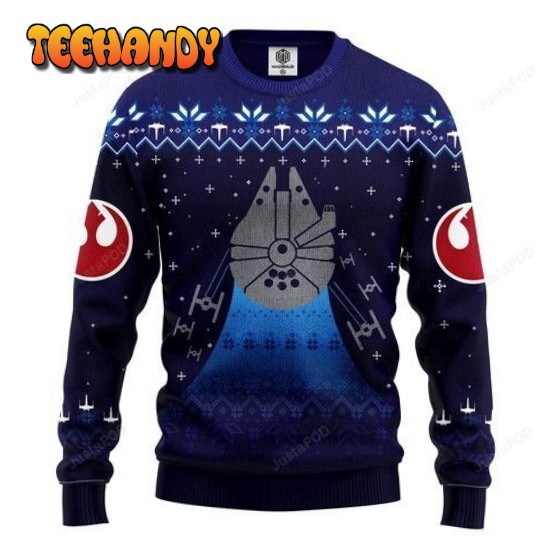 Star Wars Blue Navi Winter For Unisex Ugly Christmas Sweater, Ugly Sweater