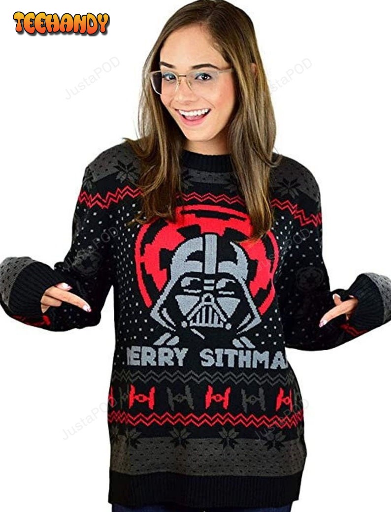 Star Wars Darth Vader Ugly Christmas Sweater, All Over Print Sweatshirt