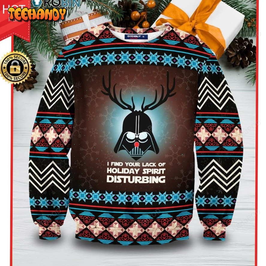 Star Wars I Find Your Lack Of Holiday Spirit Disturbing Ugly Sweater