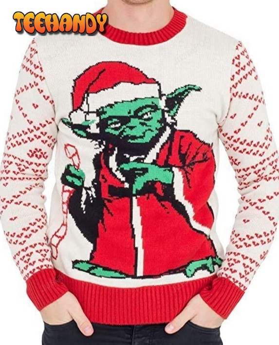 Star Wars Jedi Yoda Ugly Sweater, Ugly Sweater, Christmas Sweaters