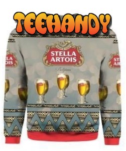 Stella Artois Beer Ugly Christmas Sweater, All Over Print Sweatshirt, Ugly Sweater