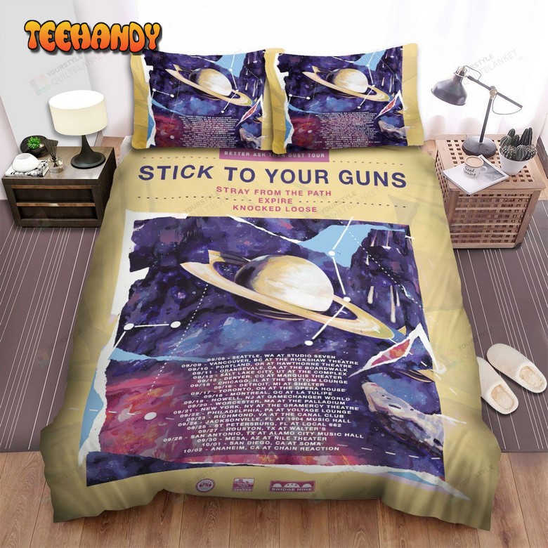 Stick To Your Guns Band Better Ash Than Dust Tour Poster Bedding Sets