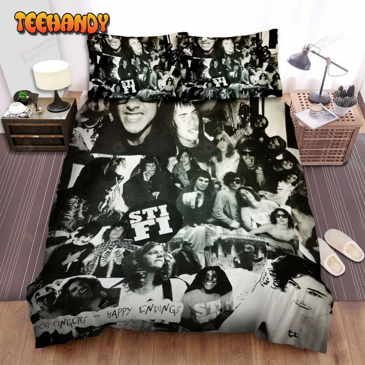 Sticky Fingers Music Film Photo Spread Comforter Duvet Cover Bedding Sets