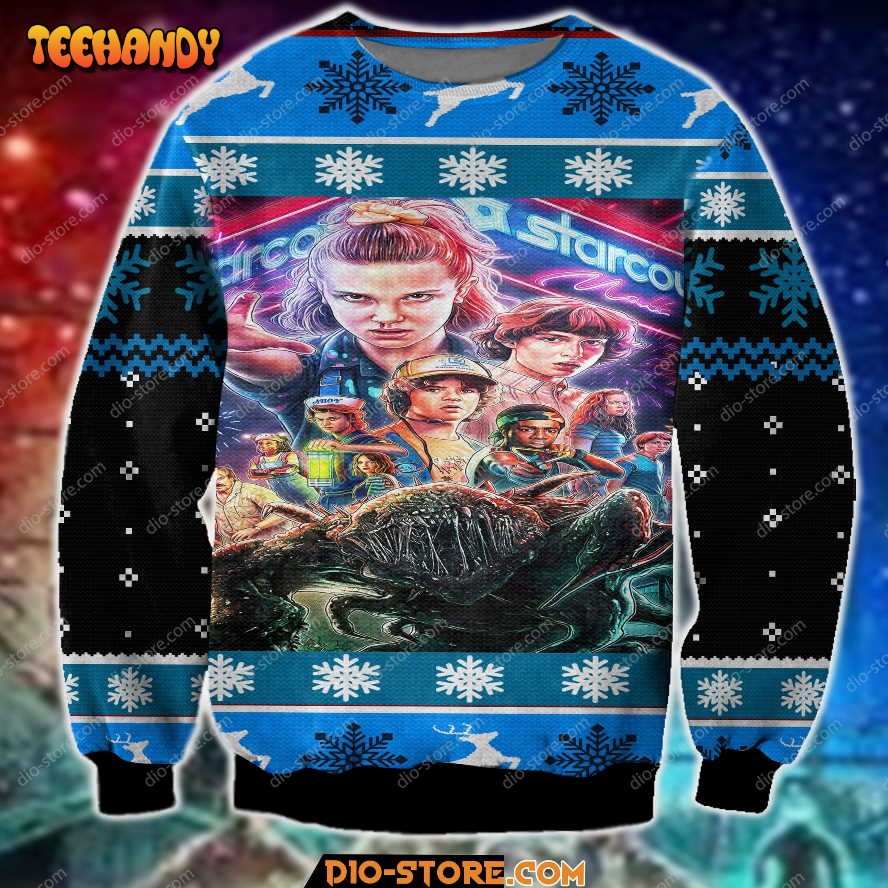 Stranger Things Knitting Pattern For Unisex Ugly Christmas Sweater, Ugly Sweater