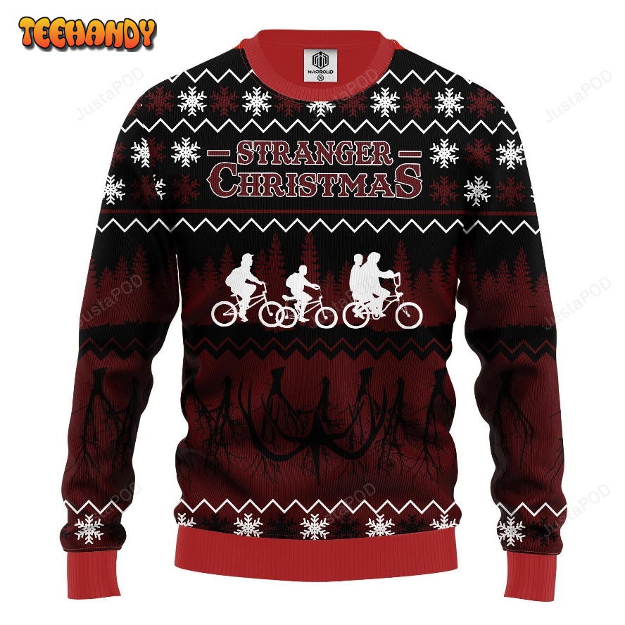 Strangers Christmas Ugly Christmas Sweater, All Over Print Sweatshirt