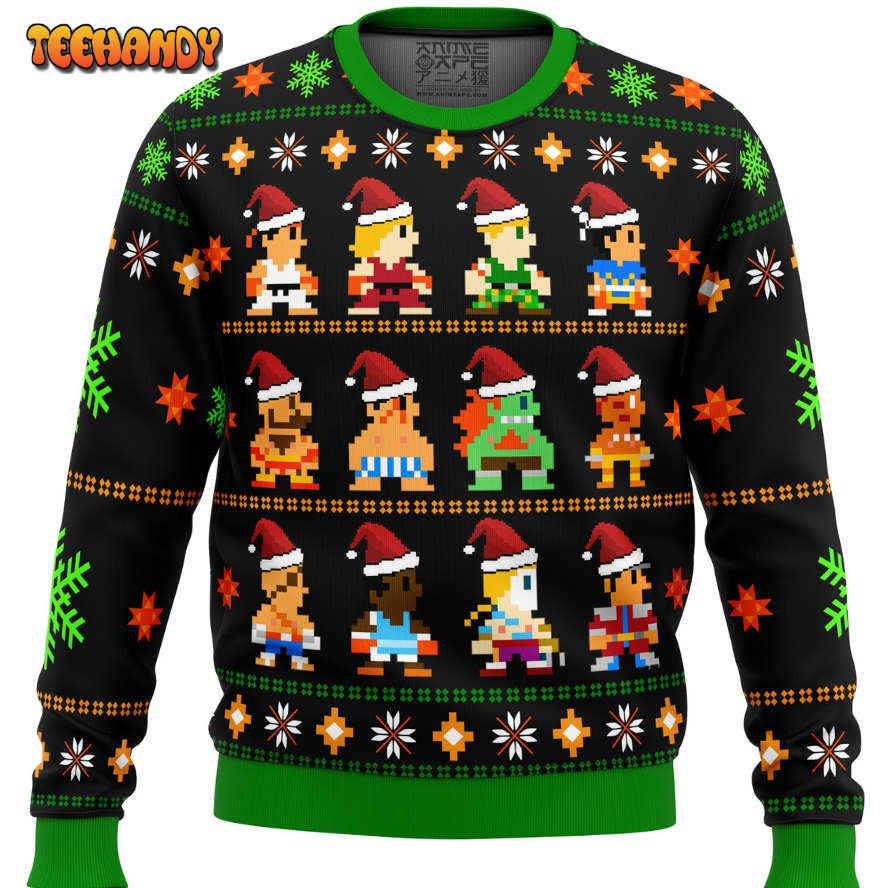 Street Fighter Classic Collection Ugly Christmas Sweater