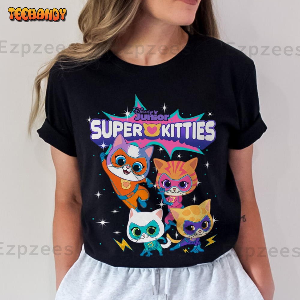 SuperKitties Pounce Disney Junior Full Team Shirt Disney Junior Music Shirt