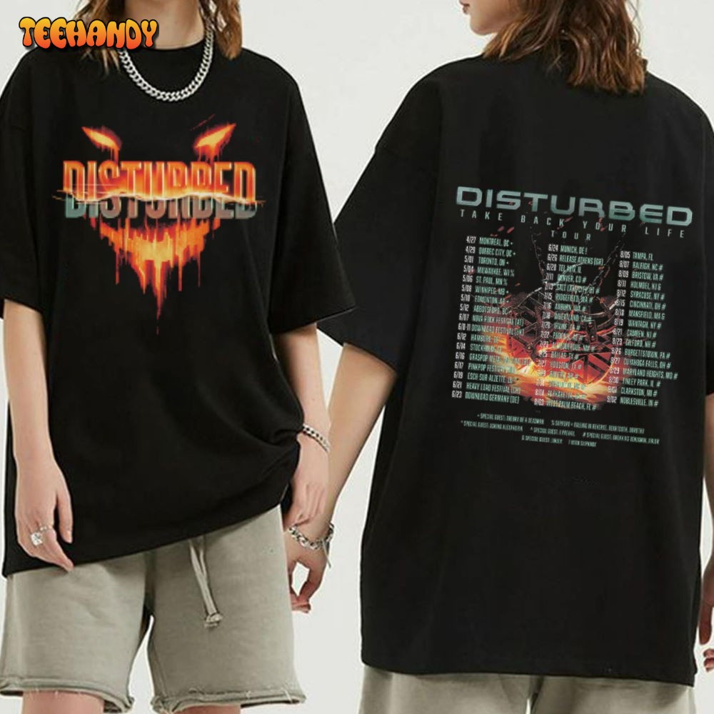 Take Back Your Life Tour Shirt, Disturbed Take Back Your Life Concert 2023 Shirt