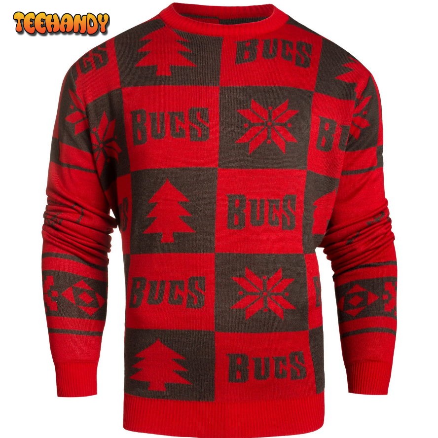 Tampa Bay Buccaneers NFL Football Knit Pattern Ugly Christmas Sweater -  Tagotee