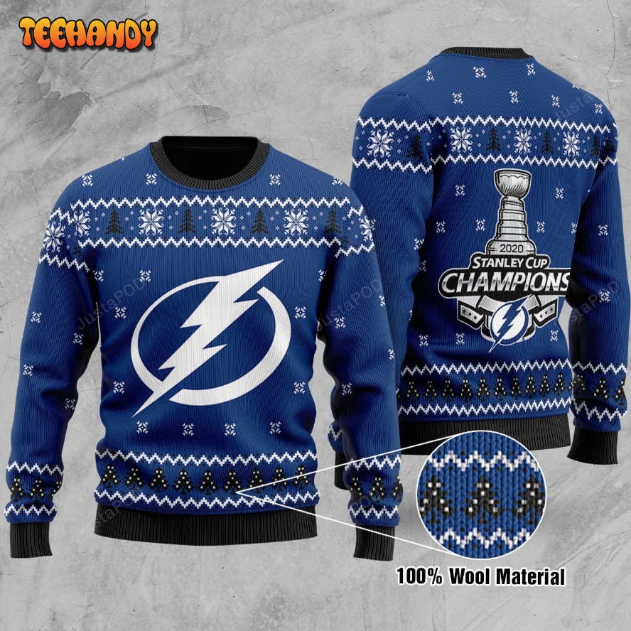 Tampa Bay Lightning Ugly Christmas Sweater, All Over Print Sweatshirt