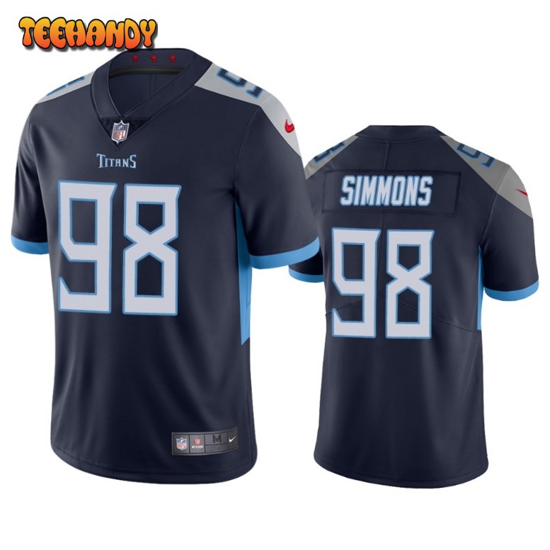 Tennessee Titans Jeffery Simmons Navy Limited Jersey