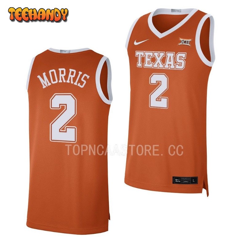 Texas Longhorns Arterio Morris 2023 Orange Limited College Basketball Jersey