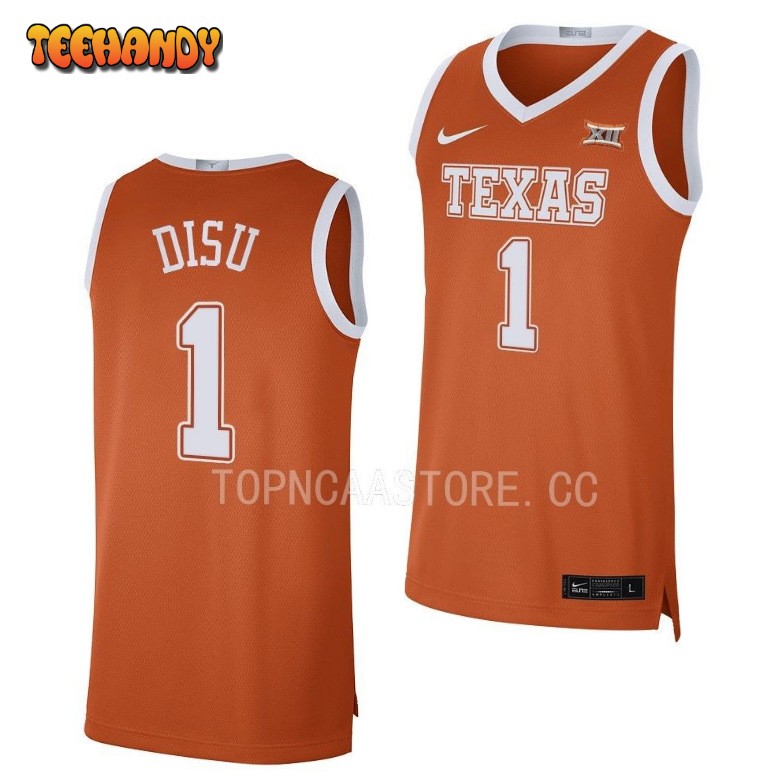 Texas Longhorns Dylan Disu 2023 Orange Limited College Basketball Jersey