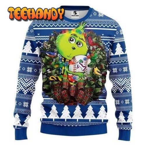 Texas Rangers Grinch Hug Ugly Christmas Sweater, All Over Print Sweatshirt