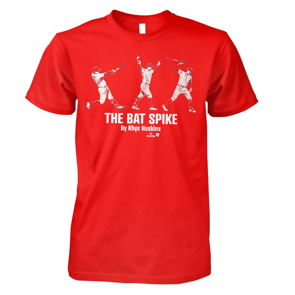 The Bat Spike By Rhys Hoskins Philadelphia Phillies Unisex T Shirt