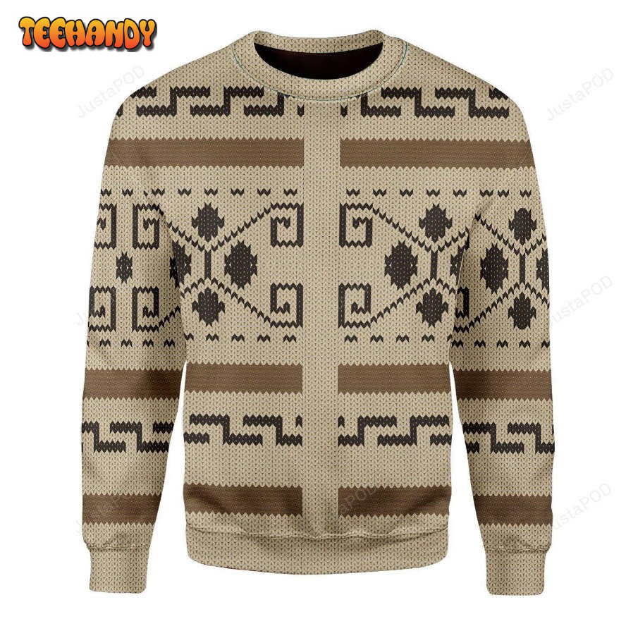 The Big Lebowski Ugly Christmas Sweater, All Over Print Sweatshirt, Ugly Sweater