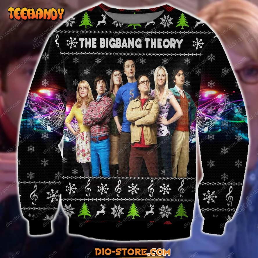 The Bigbang Theory 3d Print Ugly Sweater, Ugly Sweater, Christmas Sweaters