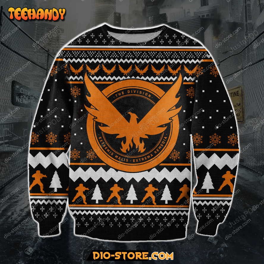 The Division Game Ugly Christmas Sweater, All Over Print Sweatshirt, Ugly Sweater