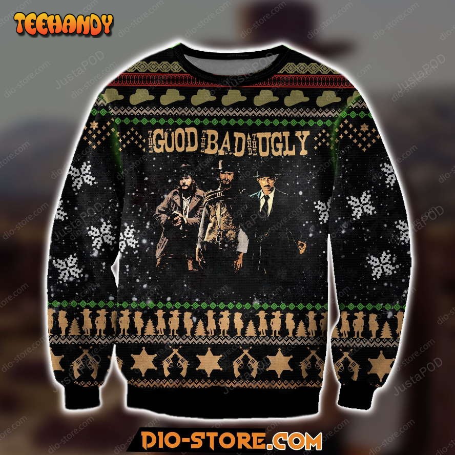 The Good The Bad And The Ugly Knitting Pattern Ugly Sweater, Ugly Sweater