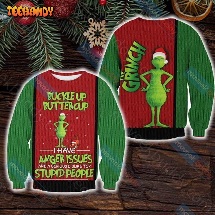 The Grinch New Style For Unisex Ugly Christmas Sweater, Ugly Sweater