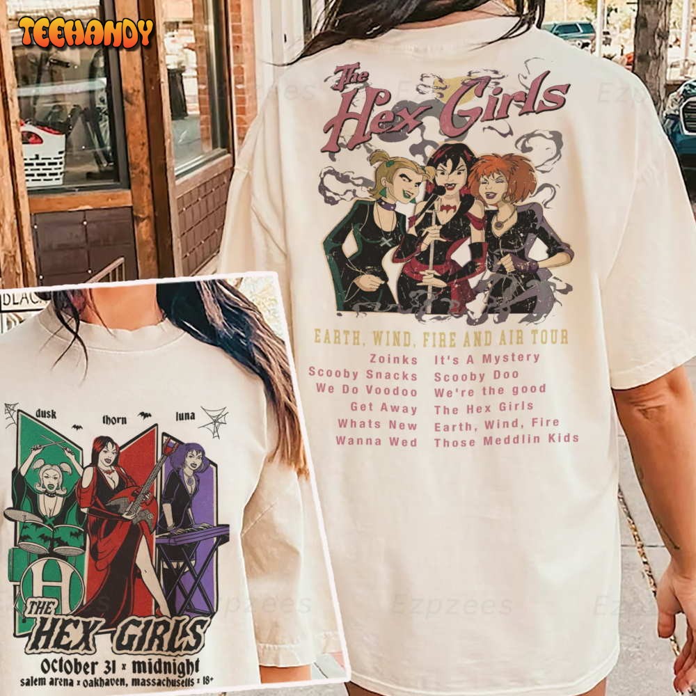 The Hex Girls Rock Band Music 2 Sides Shirt, The Hex Girls Shirt