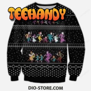 The Horror Christmas Vacation 3D All Over Print Sweater, Ugly Sweater