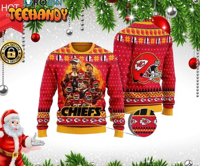 The Kansas City Chiefs Legion of Zoom Ugly Christmas Sweater, Ugly Sweater