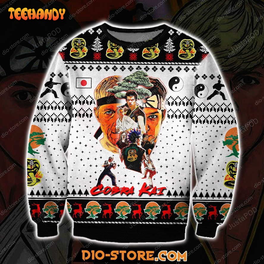 The Karate Kid Cobra Kai Ugly Christmas Sweater, All Over Print Sweatshirt