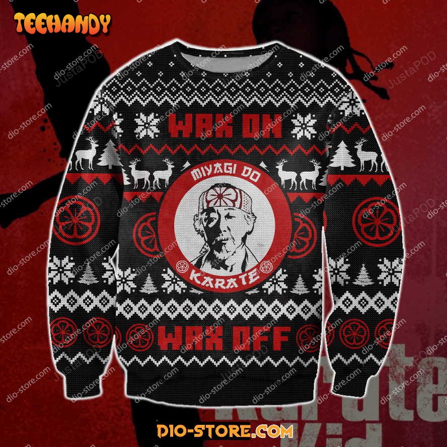 The Karate Kid Knitting Pattern Ugly Sweater, Ugly Sweater