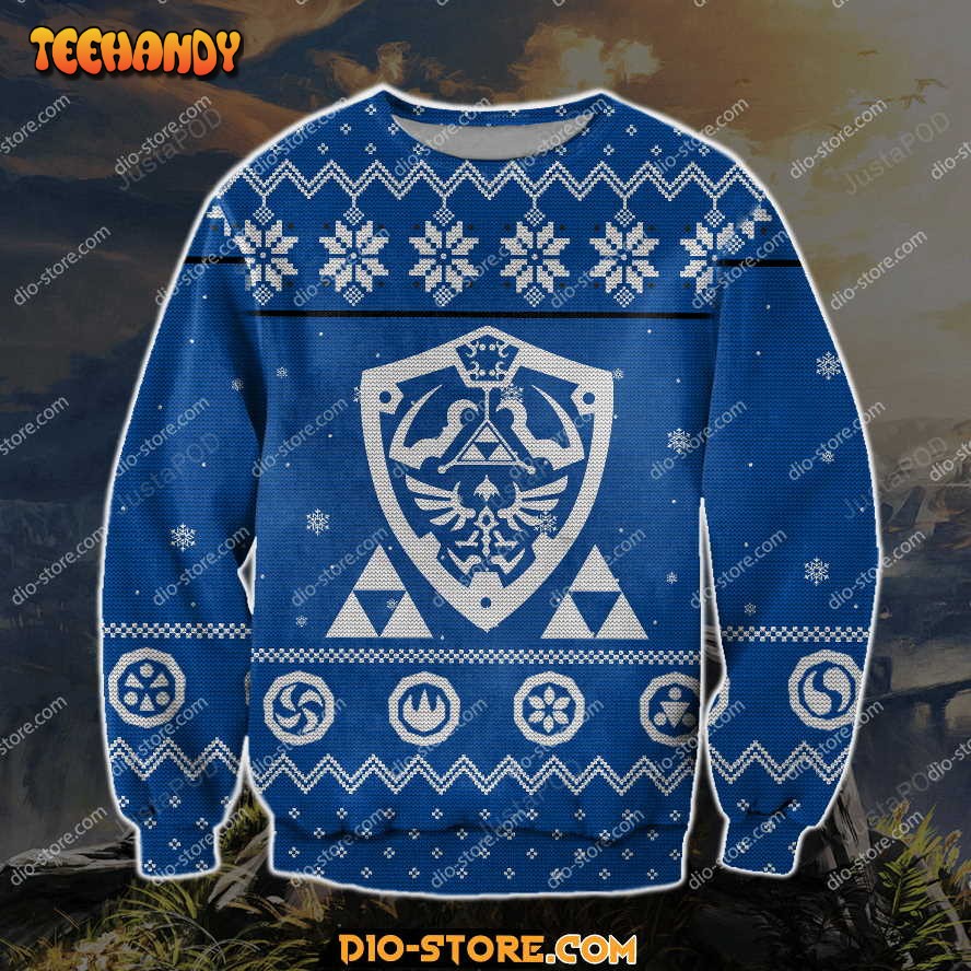 The Legend Of Zelda 3d Print Ugly Sweater, Ugly Sweater