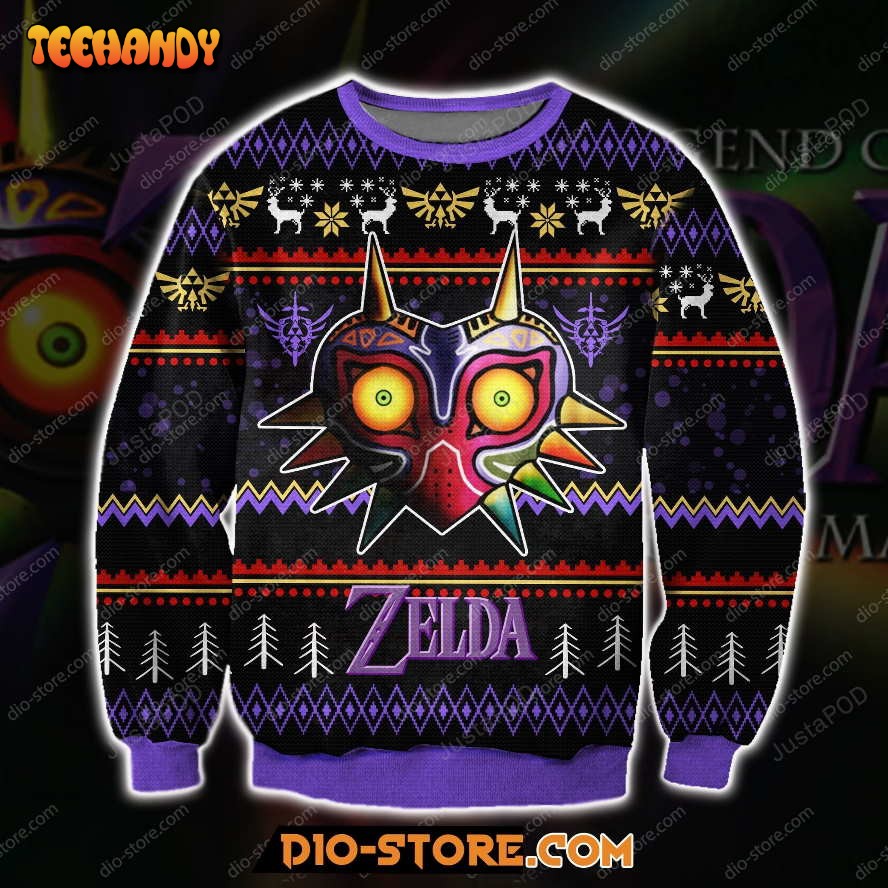 The Legend of Zelda Ugly Christmas Sweater, All Over Print Sweatshirt