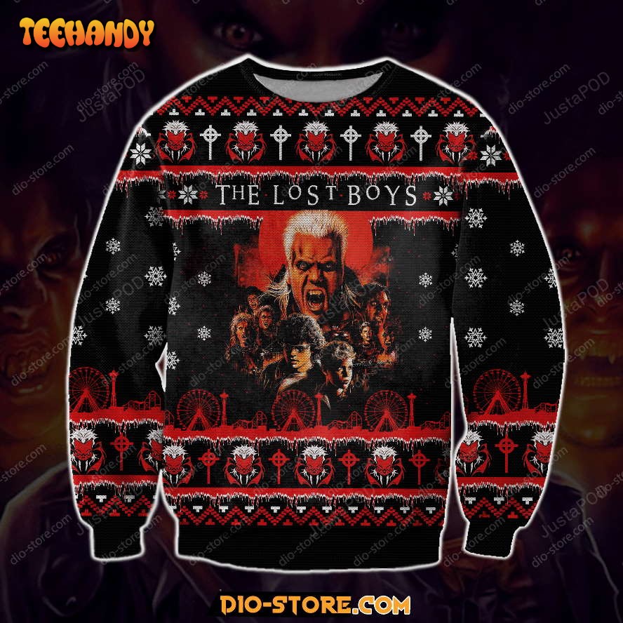 The Lost Boys Ugly Christmas Sweater, All Over Print Sweatshirt, Ugly Sweater