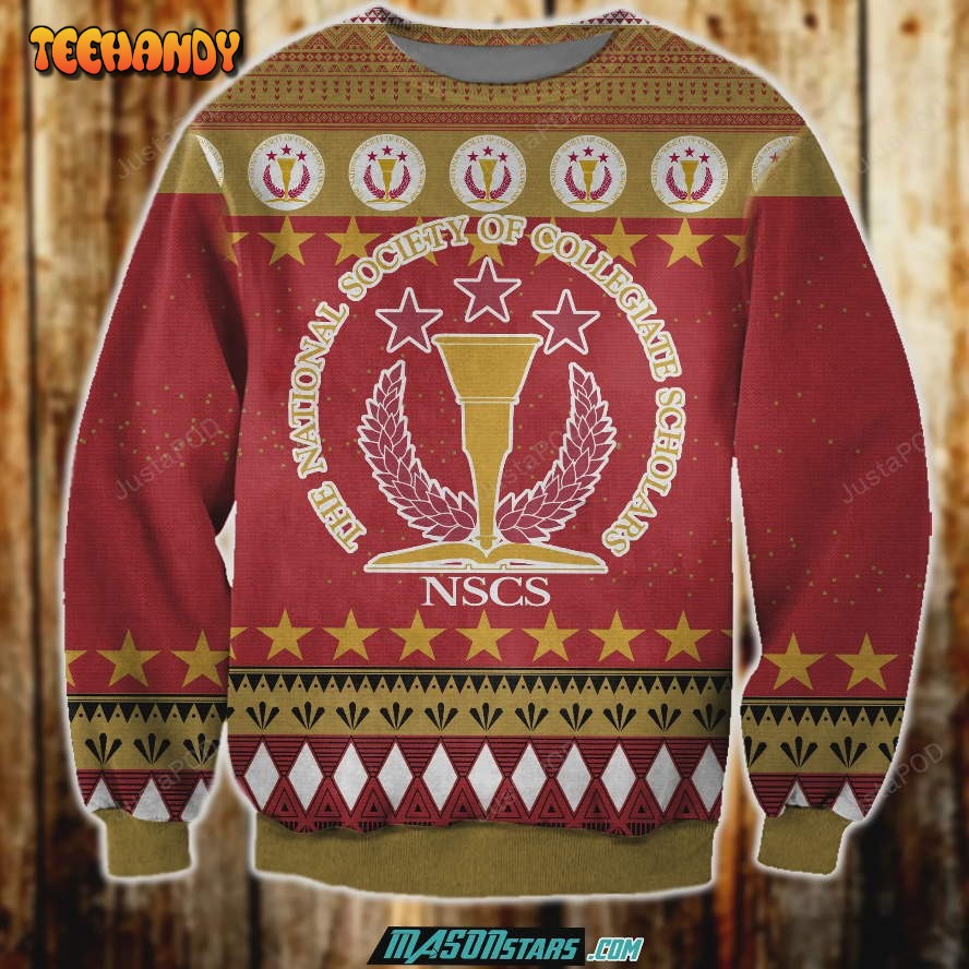 The National Society of Collegiate Scholars 3D Print Ugly Christmas Sweater