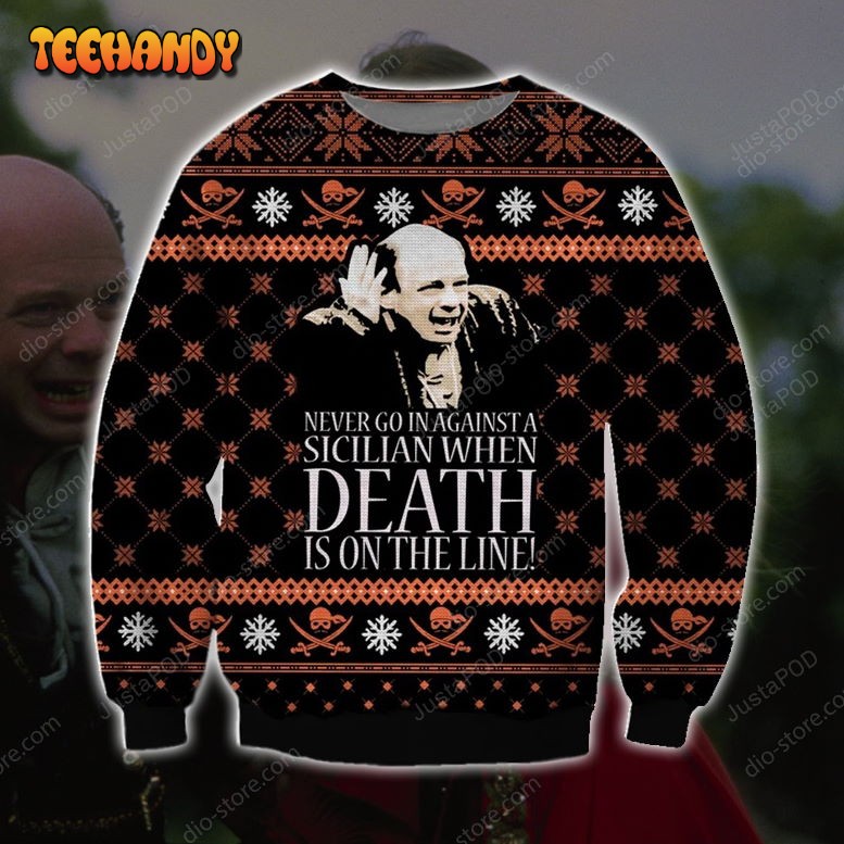 The Princess Bride Knitting Pattern 3d Print Ugly Sweater, Ugly Sweater