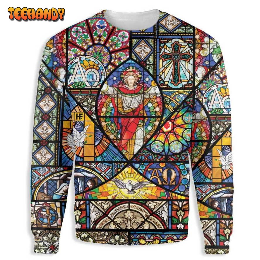 The Resurrection Of Jesus Ugly Christmas Sweater, All Over Print Sweatshirt