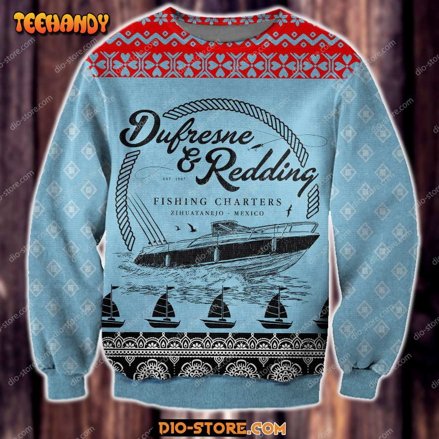 The Shawshank Redemption Ugly Christmas Sweater, All Over Print Sweatshirt