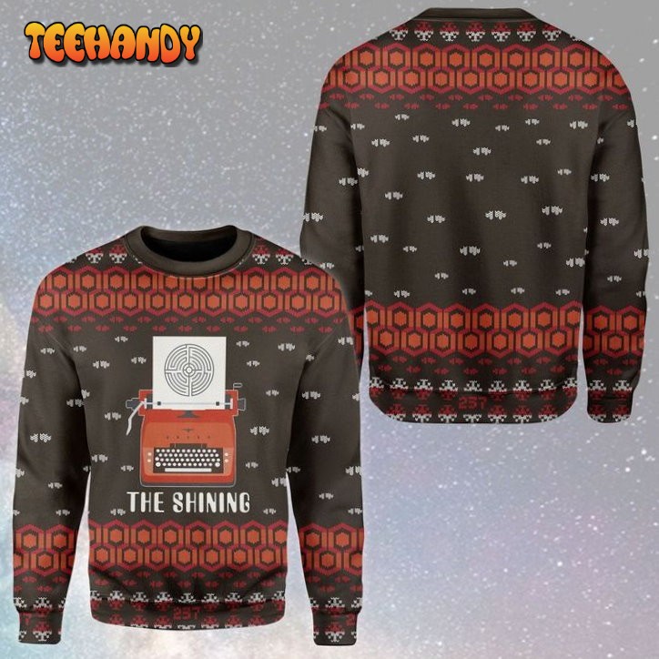 The Shining Olivetti Typewriters Ugly Christmas Sweater, All Over Print Sweatshirt