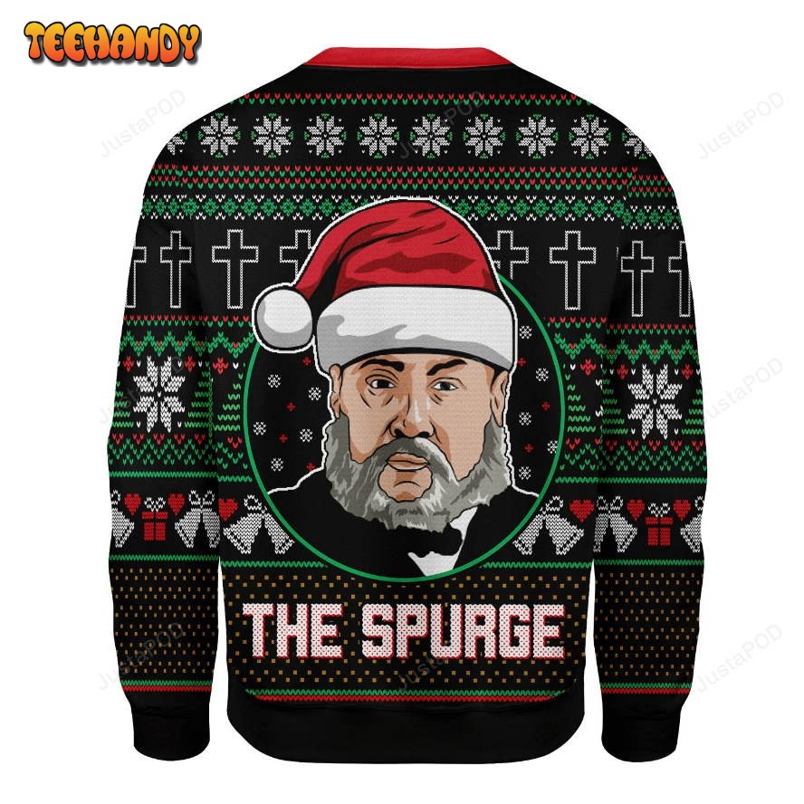 The Spurge Ugly Christmas Sweater, All Over Print Sweatshirt, Ugly Sweater