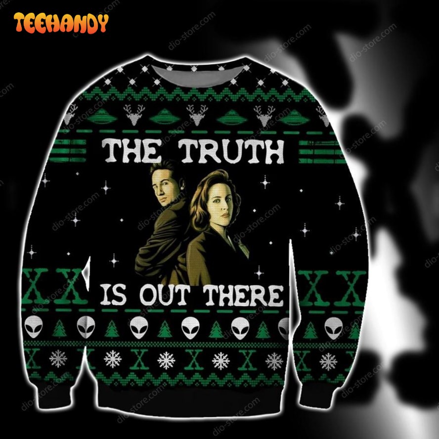 The Truth Is Out There Knitting Pattern For Unisex Ugly Christmas Sweater