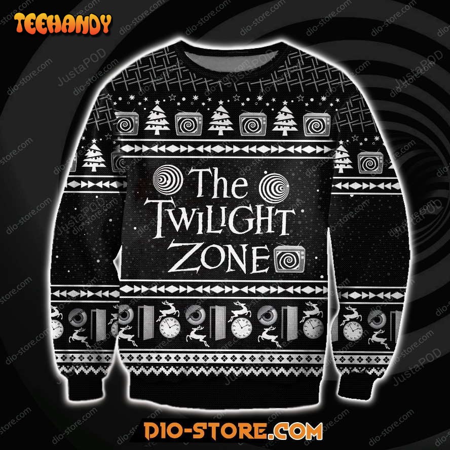 The Twilight Zone Dog Ugly Christmas Sweater, All Over Print Sweatshirt