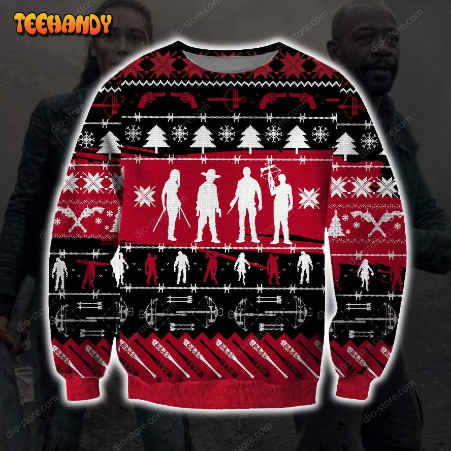 The Walking Dead Knitting Pattern For Unisex Ugly Christmas Sweater