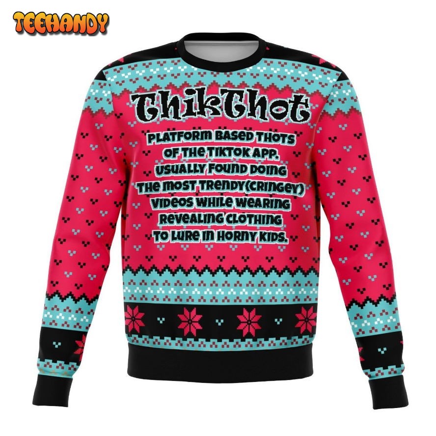 ThikThot Ugly Christmas Sweater, Ugly Sweater, Christmas Sweaters