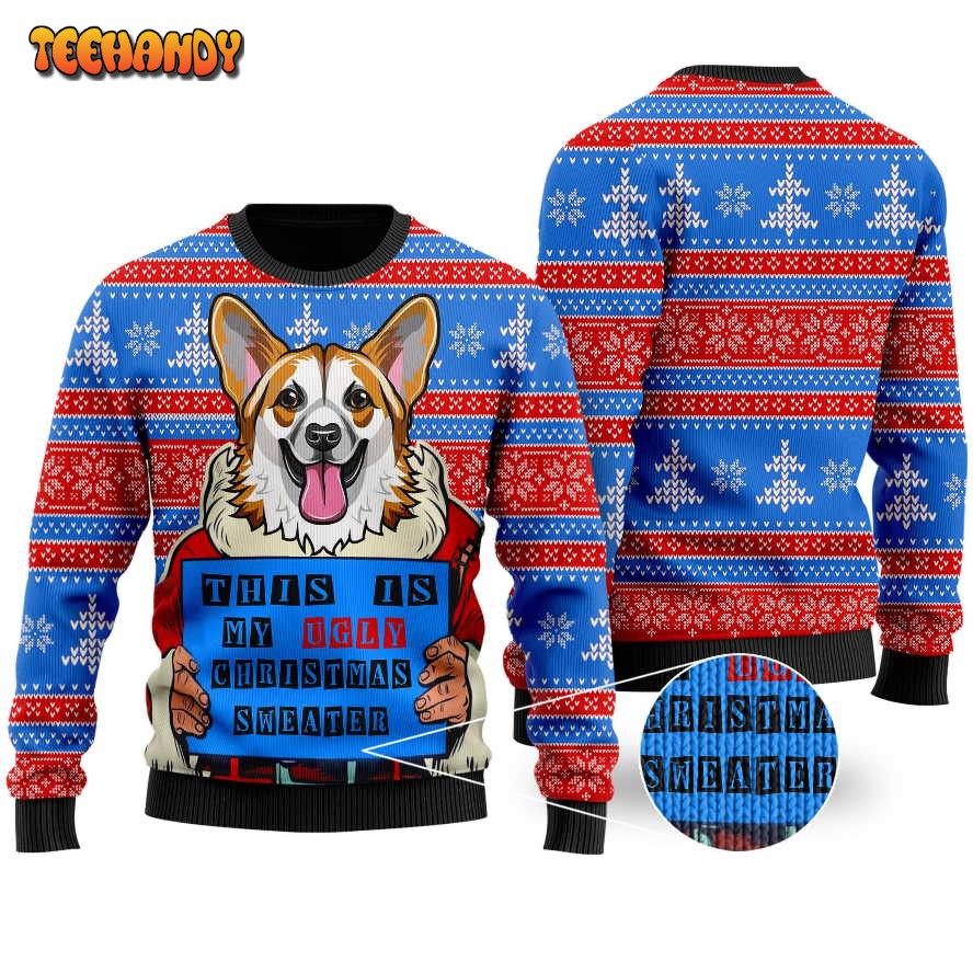 This Is My Funny Corgi Santa Claus For Dog Owners And Lovers Ugly Sweater