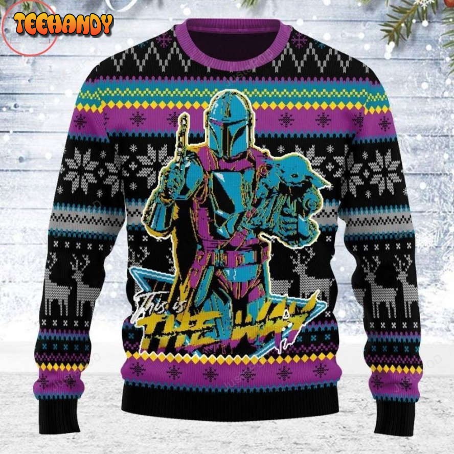 This Is The Way Star Wars Ugly Christmas Sweater, All Over Print Sweatshirt