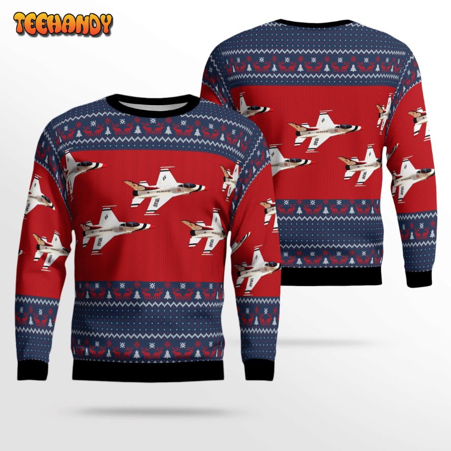 Thunderbirds Ugly Christmas Sweater, All Over Print Sweatshirt, Ugly Sweater