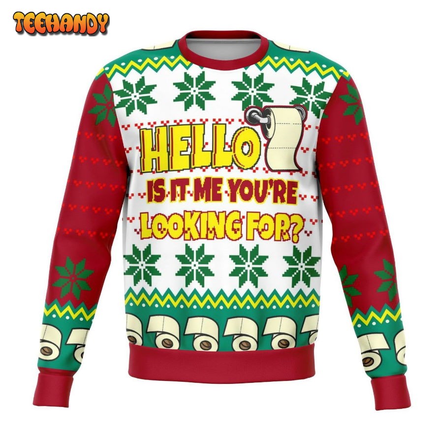 Tissue Hello Ugly Christmas Sweater, Ugly Sweater, Christmas Sweaters