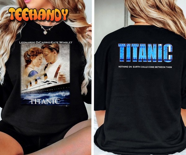 Titanic Leonardo DiCaprio, Kate Winslet 1998 Deadstock Titanic Film T-Shirt