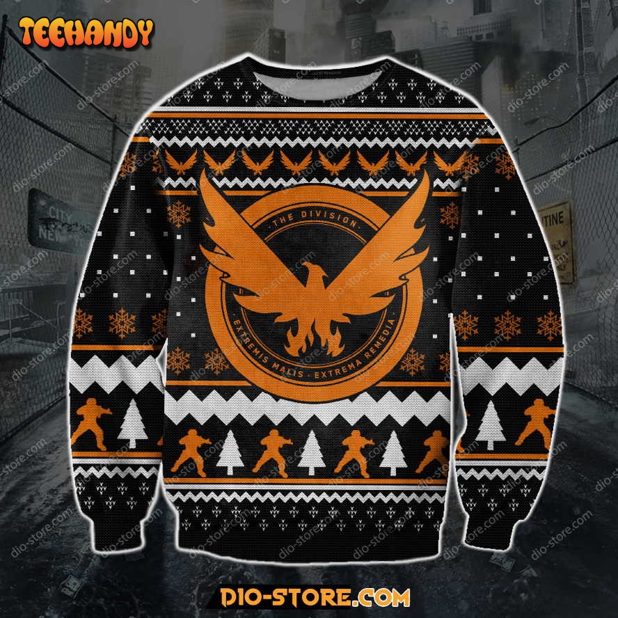 Tom Clancys The Division Ugly Christmas Sweater, All Over Print Sweatshirt